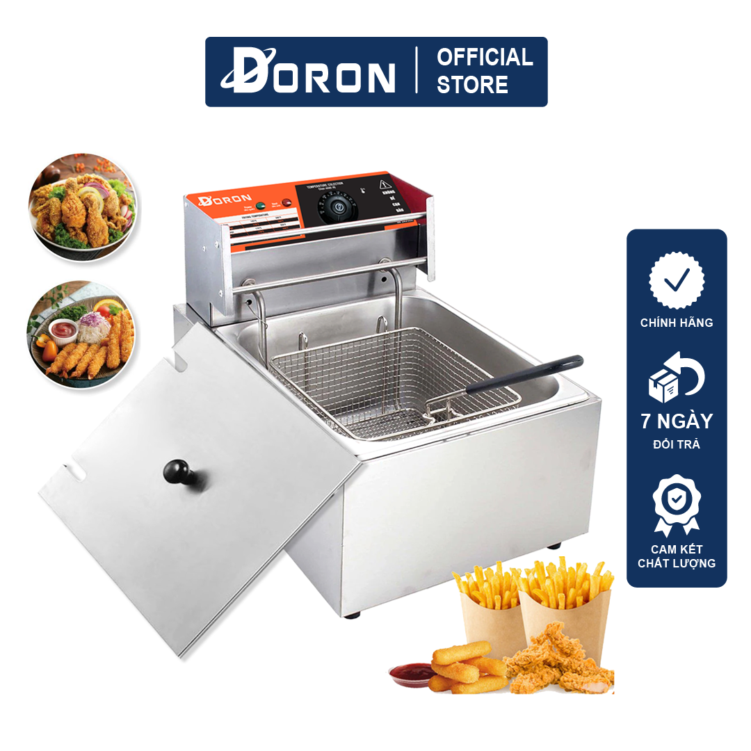 Bếp chiên nhúng DORON 2500W gia nhiệt nhanh, chống quá nhiệt, quá tải