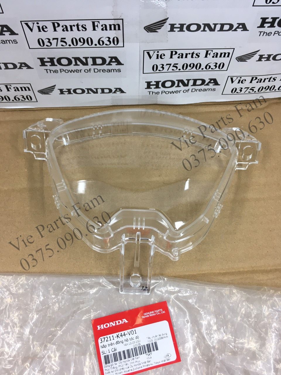 MẶT KÍNH ĐỒNG HỒ VISON 2015-2020, CHÍNH HIỆU HONDA MOTOR VN