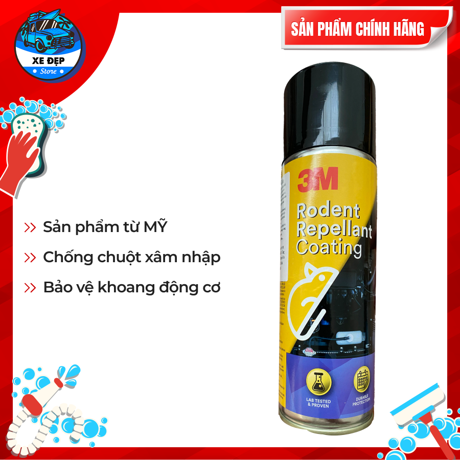 Chai xịt xua đuổi chuột 3M PN89797 Rodent- Chai 249g- Nhập khẩu Ấn Độ