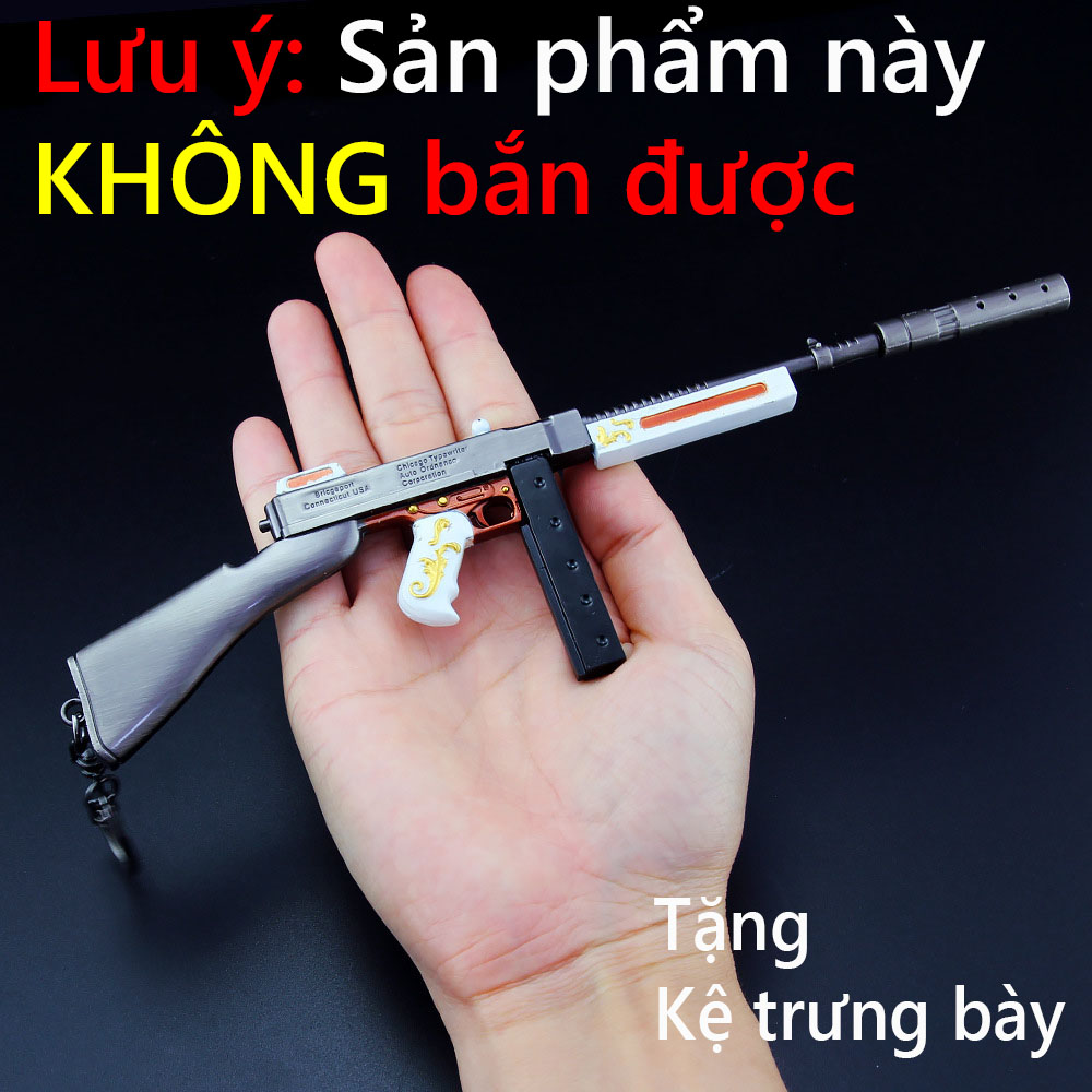 Móc Khóa PUBG - Mô Hình Thompson Skin Băng Trong pubg