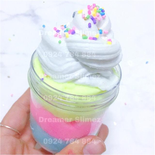 Slime candy land l slime mây siêu tơi i slime mây từ tuyết mỹ i cloud slime siêu khô thơm bông mềm tơi rơi đẹp i