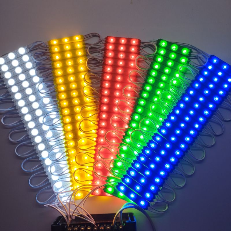 Led Hắt 3 Bóng, led modul siêu sáng 12V chống nước bán ngoài trời
