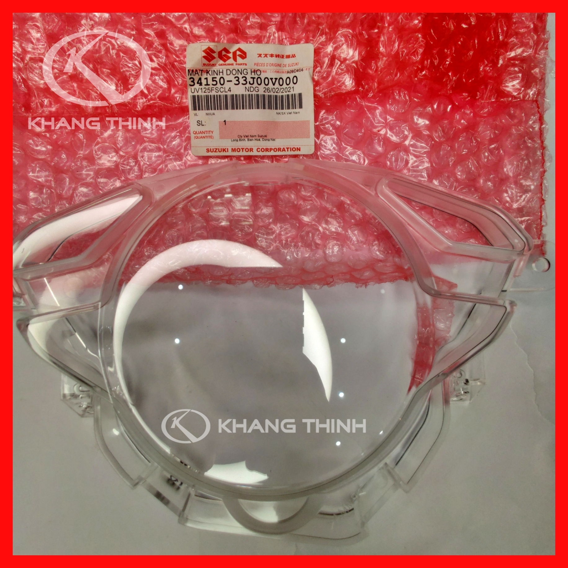 Mặt kính đồng hồ Suzuki Impulse -Hàng Chính Hãng