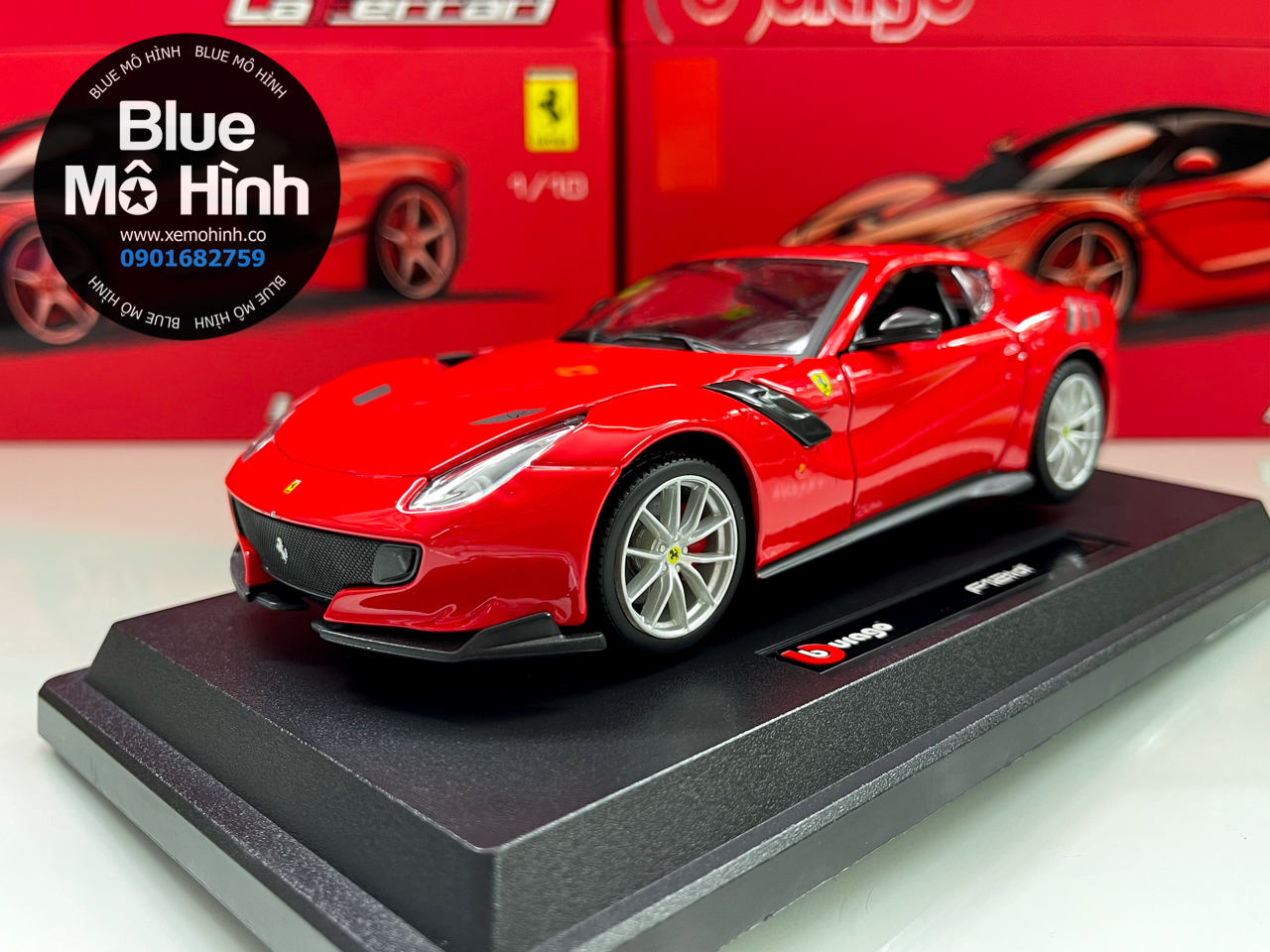 Blue mô hình | xe mô hình ferrari f12 tdf bburago 1:24