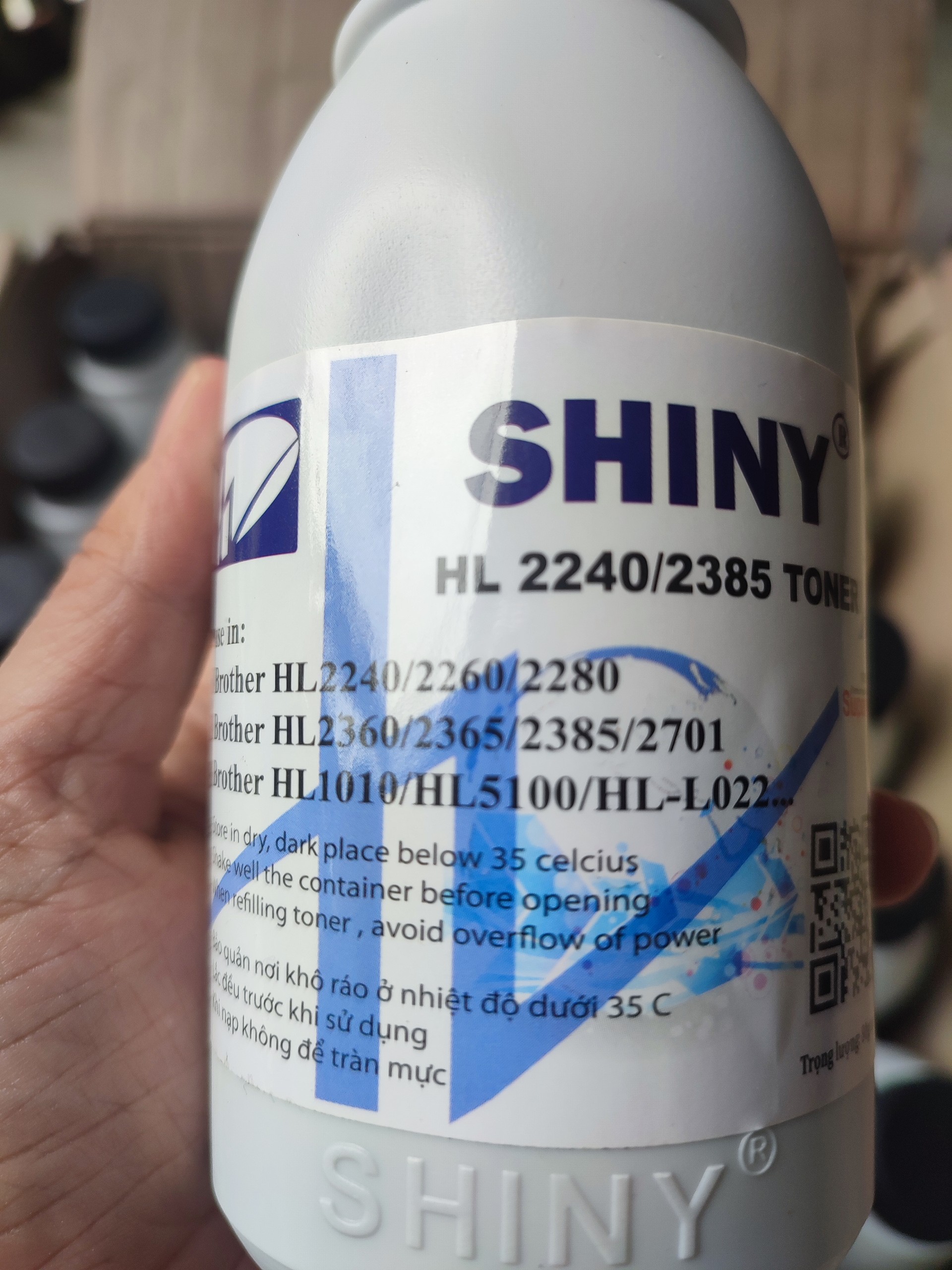 Mực nạp dành cho máy in laser Brother trắng đen