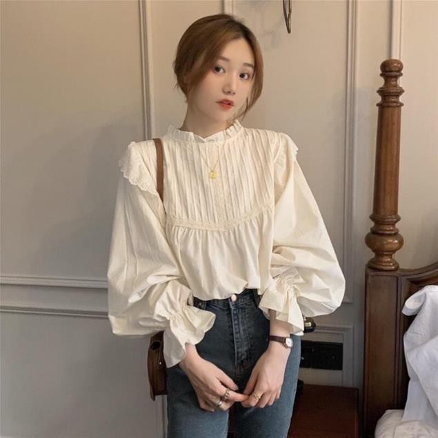 Áo babydoll cánh tiên cài tay (Sẵn)