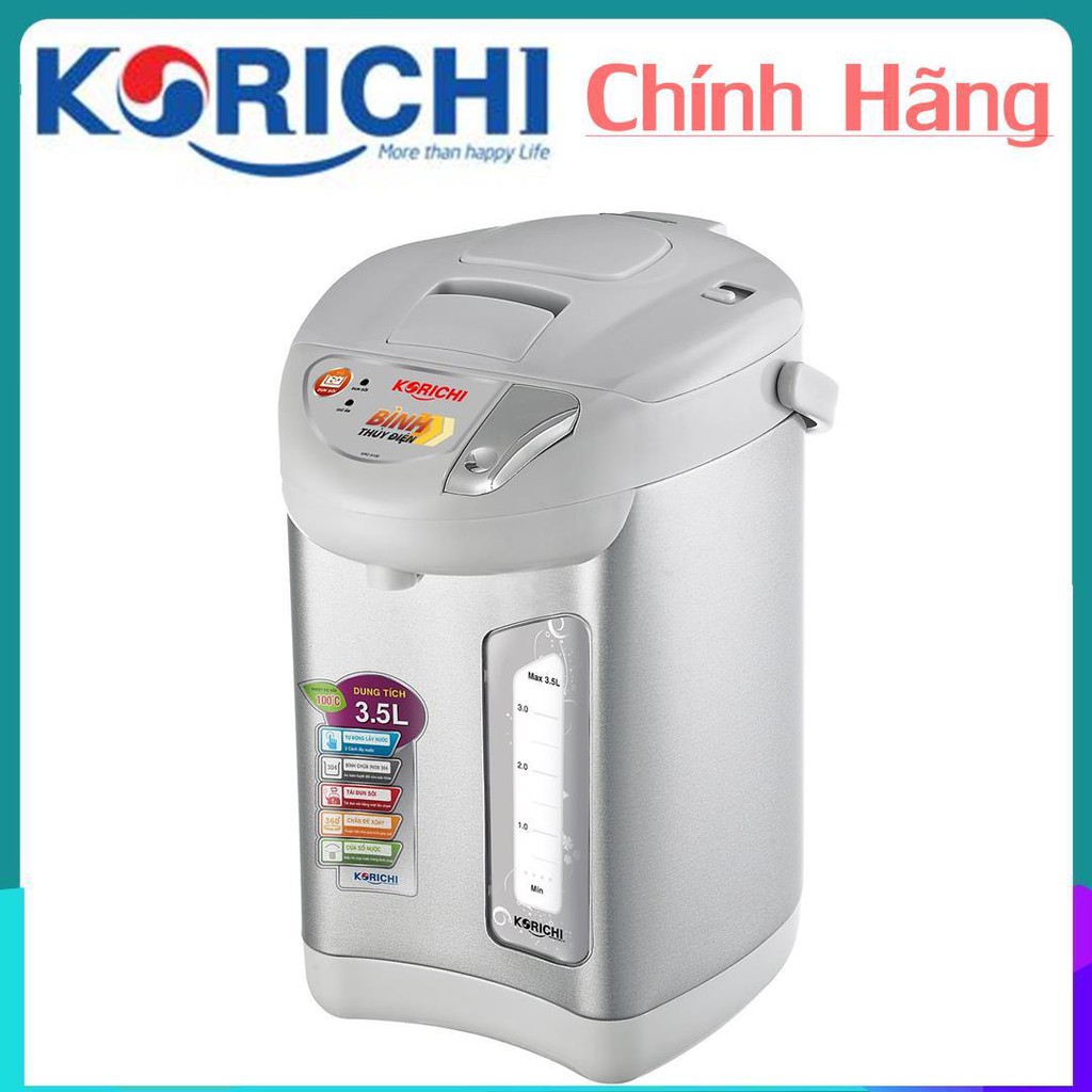 Bình thủy điện 3,5l - korichi krc-5235 - hàng chính hãng