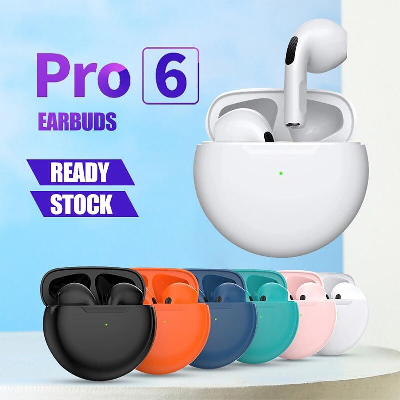 Tai nghe bluetooth không dây pro 6, tws phiên bản cao cấp 2/2023 tai nghe bluetooth pro 6 tws , tai nghe blutooth pro tai nghe bluetooth pro 6 | giá rẻ tai nghe bluetooth pro 6 tws định vị, cảm biến, âm thanh tai nghe bluetooth pro 6 tws