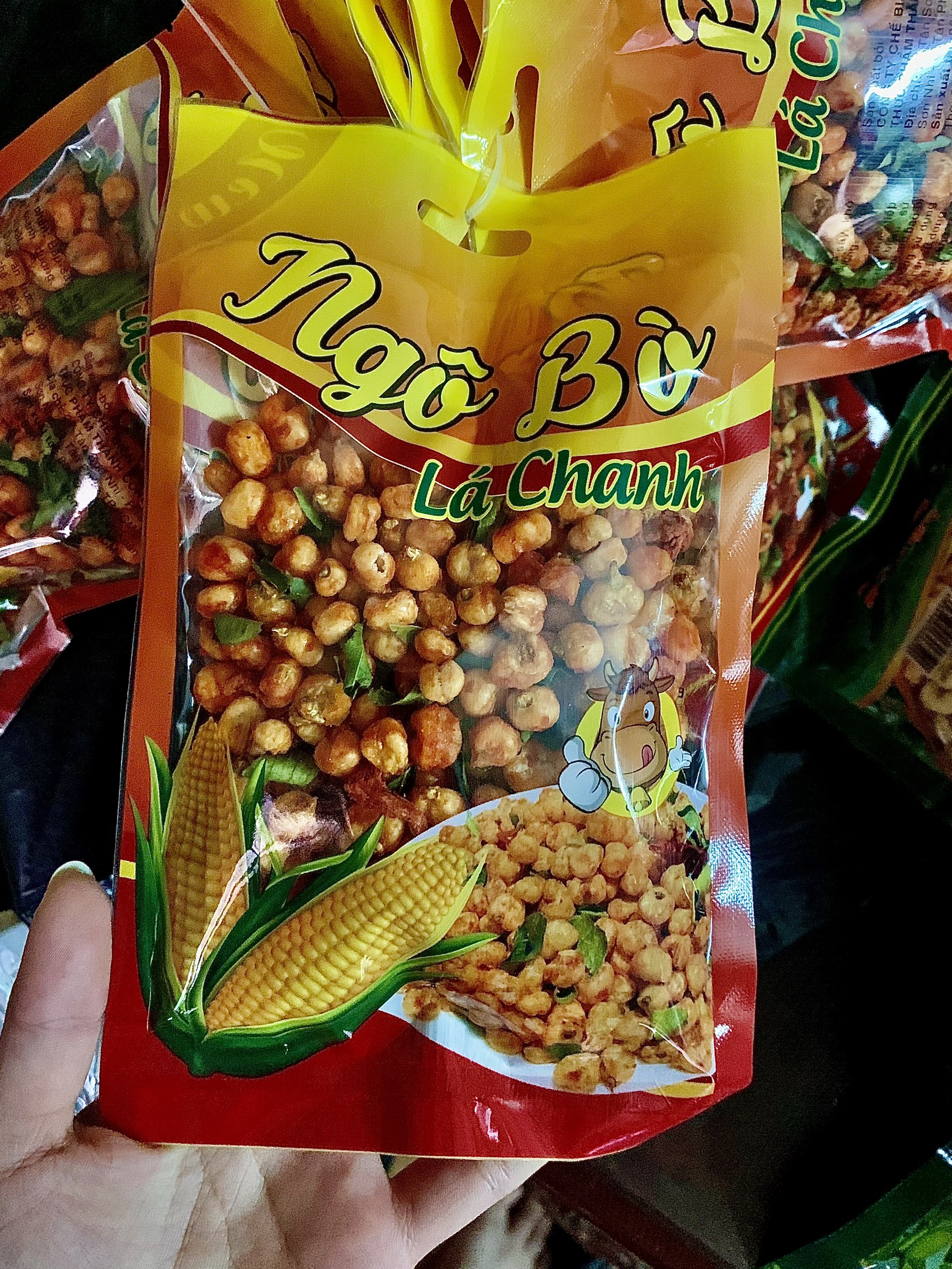 Bịch Ngô bò lá chanh