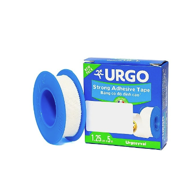 Băng Keo Lụa xé y tế URGO có độ dính cao loại tốt, Urgosyval Strong Adhesive Tap