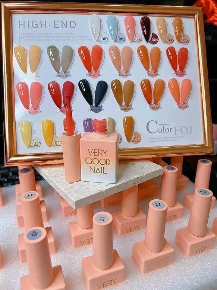 Sơn gel thạch very good nail sét 24 màu - tặng kèm bảng màu