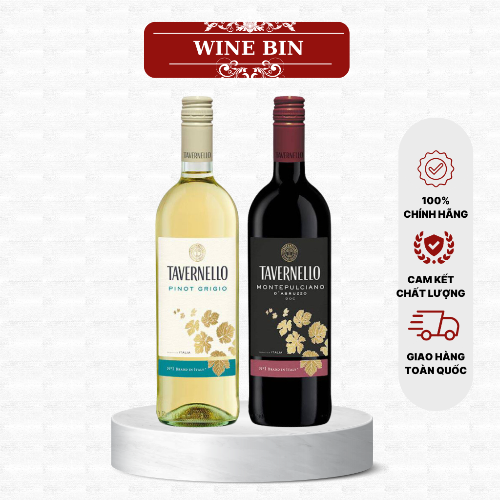 Rượu vang Ý Tavernello Montepulciano D’abruzzo 2019