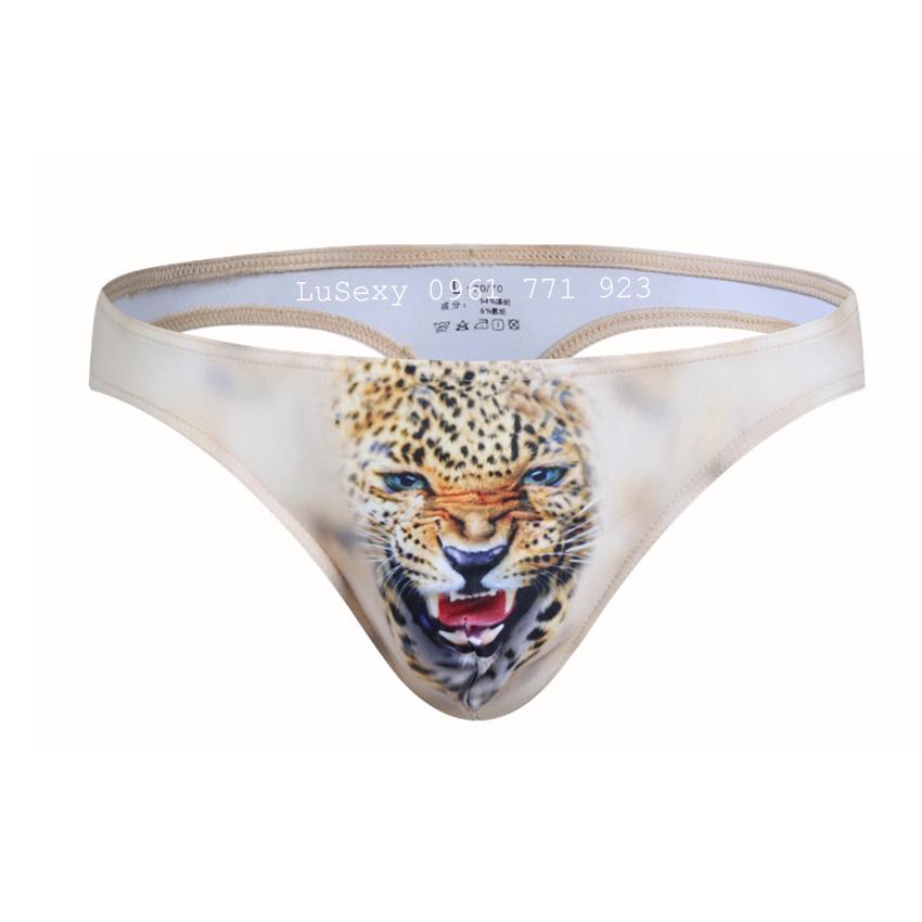 Quần lót nam hình thú cao cấp - Quần sịp nam in hình  3D voi báo sói đại bàng độc lạ - Quần lót nam lọt khe đẹp hoặc quần sịp trai ngành màu đen màu trắng màu da màu đỏ chất thun lạnh tam giác trước