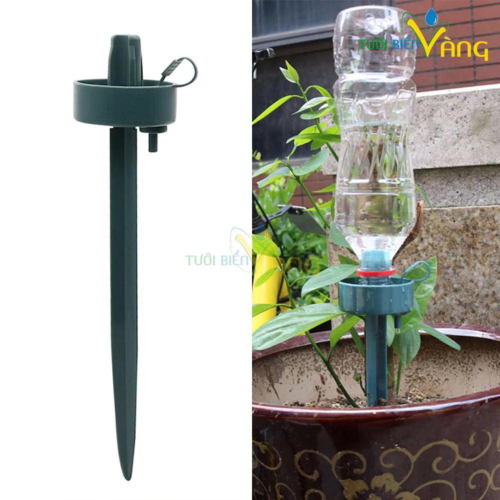 Que cắm tưới nhỏ giọt lắp chai nước - 10 bộ