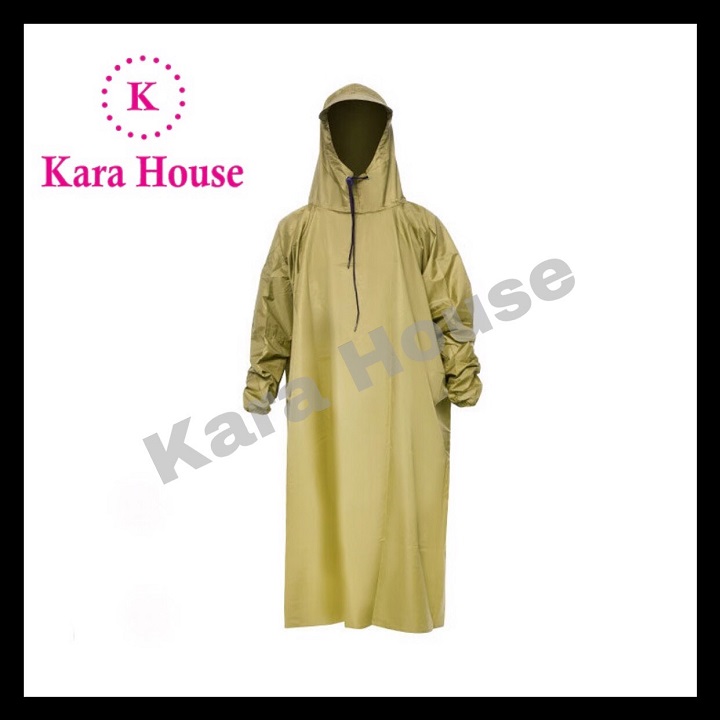 Áo Mưa Bít Không Xẻ Tà Vải Dù Chống Thấm Phú Hiển Store ( Nhiều Màu )