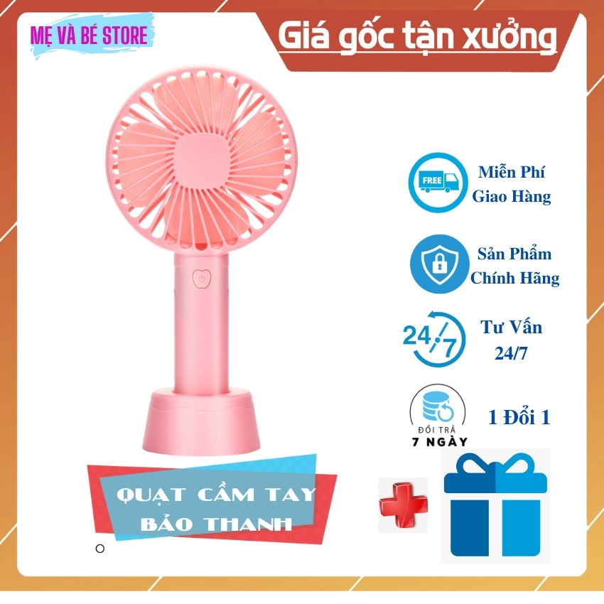 Quạt bảo thanh cầm tay mini- thời gian chờ cao, nhỏ gọn thuận tiện mang đi muôn nơi