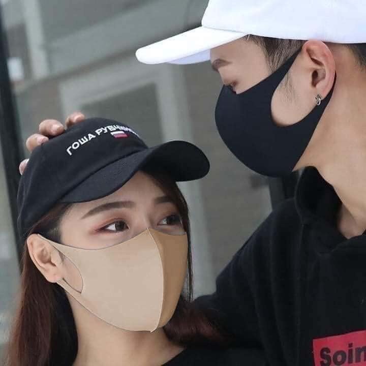 Khẩu trang poly 2 da siêu mịn