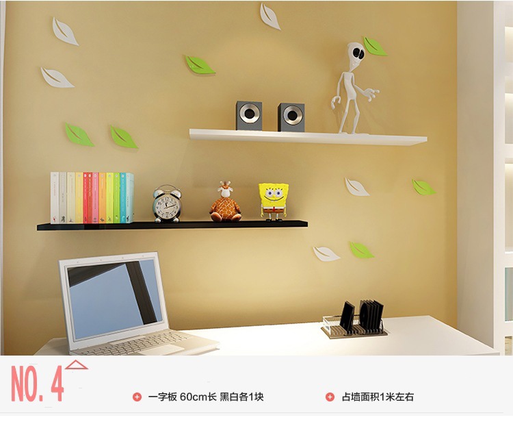 Combo 2 thanh ngang dài 60cm gỗ lõi xanh chống ẩm - chọn màu + tặng phụ kiện lắp đặt.
