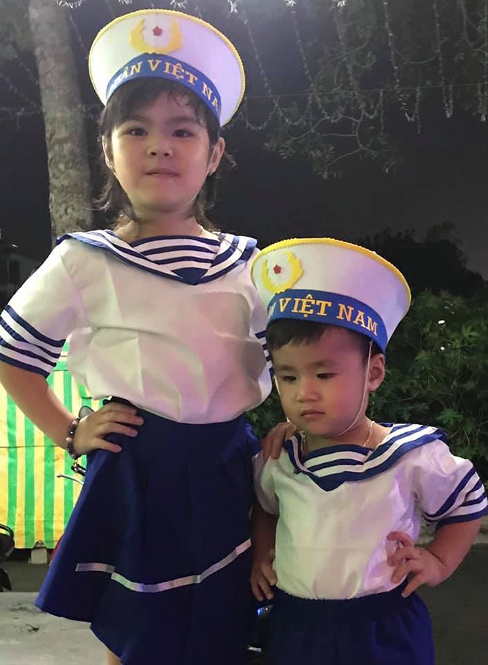 Bộ quần áo hải quân trẻ em kèm nón (Quần - Váy)