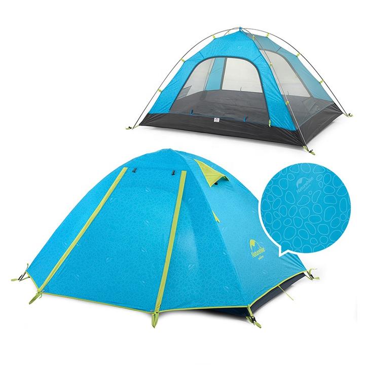|CHÍNH HÃNG| Lều Căm Trại 4 Người 2 Lớp Cao Cấp NatureHike P-Series NH18Z044-P