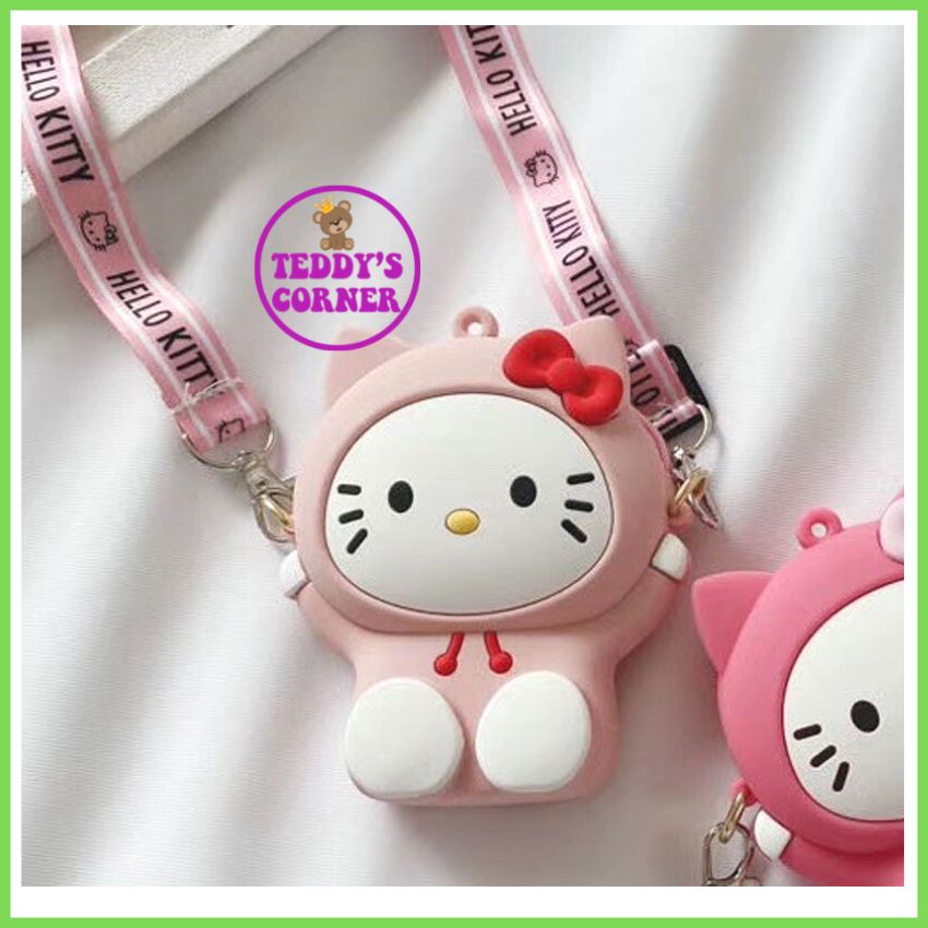 Túi đeo vai hình mèo hello kitty dễ thương dành cho bé gái