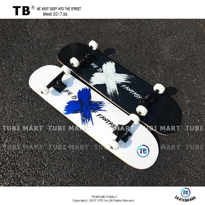 Ván trượt skateboard thể thao gỗ phong ép 7 lớp mặt nhám