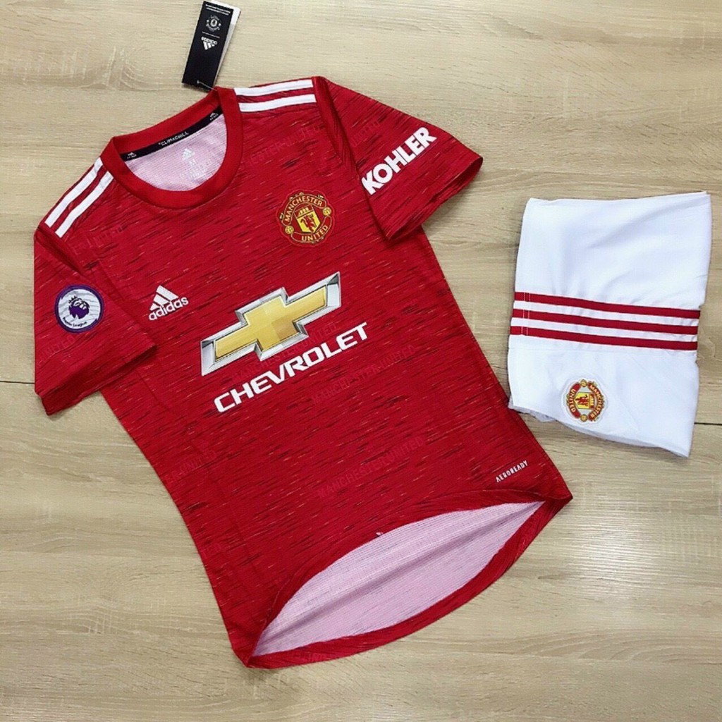 Bộ quần áo đá bóng đội Manchester United các màu vải thun cao cấp