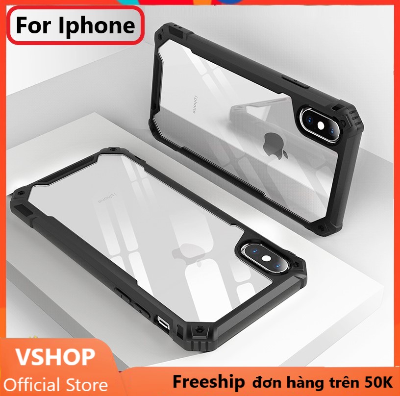 Ốp Iphone Ốp chống sốc cao cấp Full mã Iphone 6 đến 12 Pro Max TPU dẻo trong suốt chống sốc cao cấp