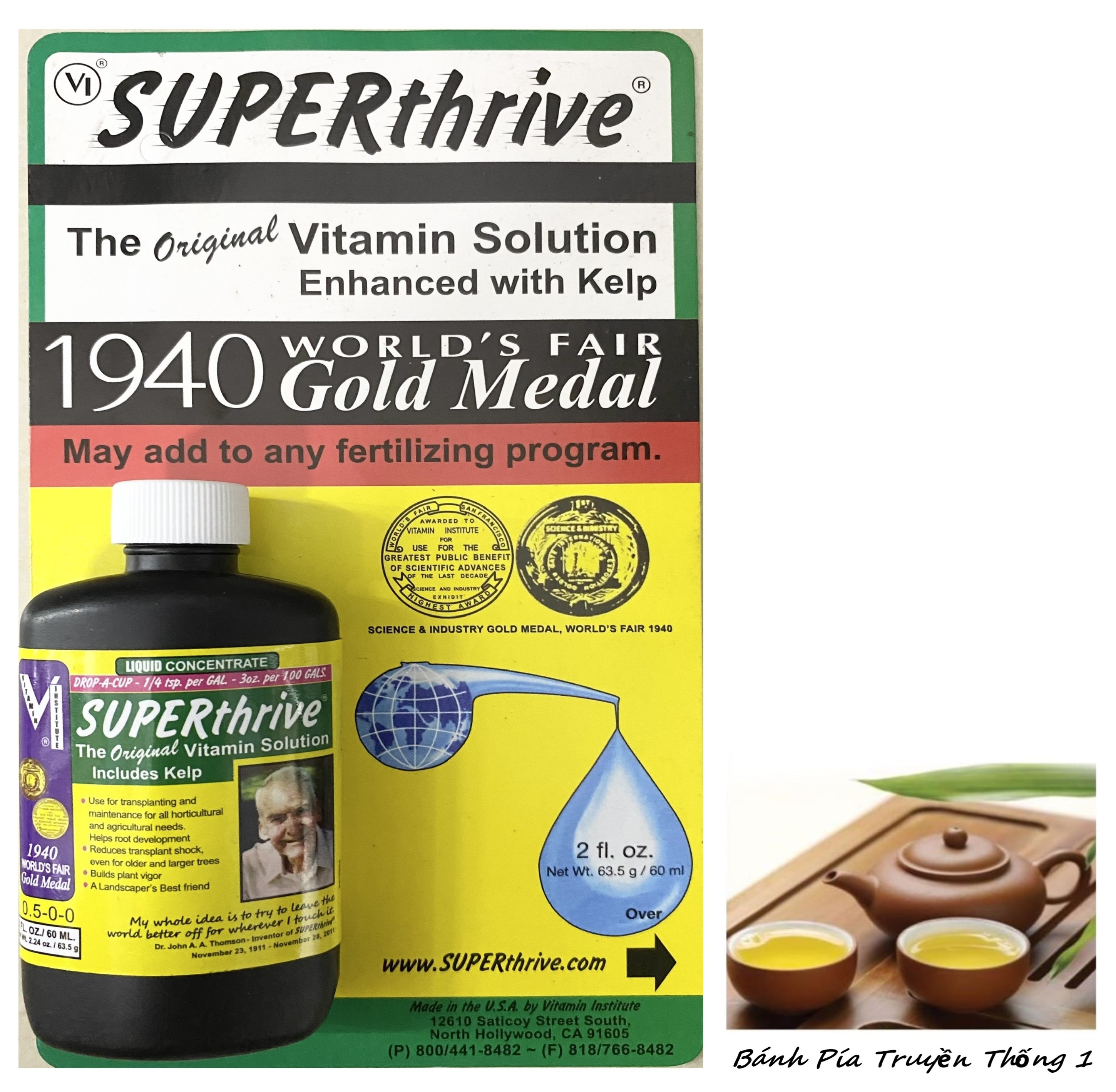 Phân bón bổ sung hoocmon, kích rễ, chồi super thrive - #563a# 60ml