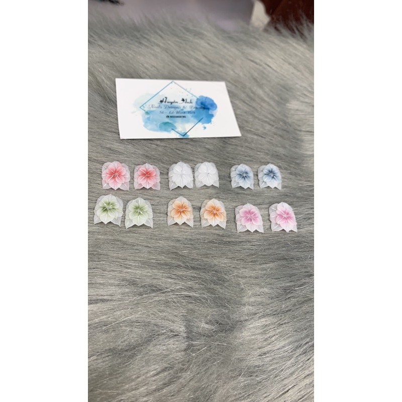Hoa bột - Hoa chân vuông 3 tầng hoa bột giá sỉ