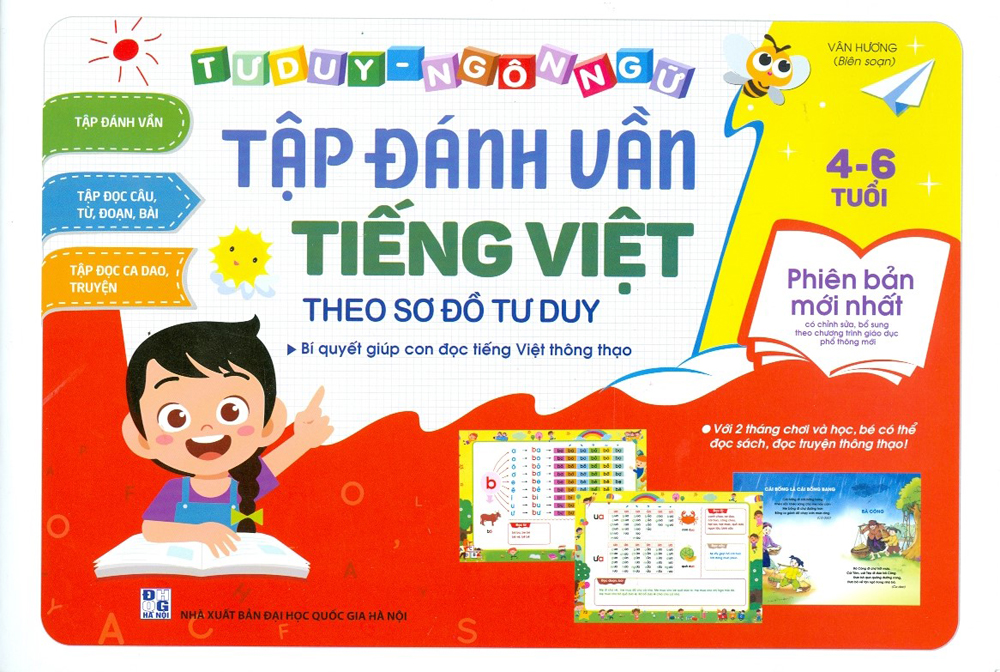 Tư Duy Ngôn Ngữ -  Tập Đánh Vần Tiếng Việt Theo Sơ Đồ Tư Duy
