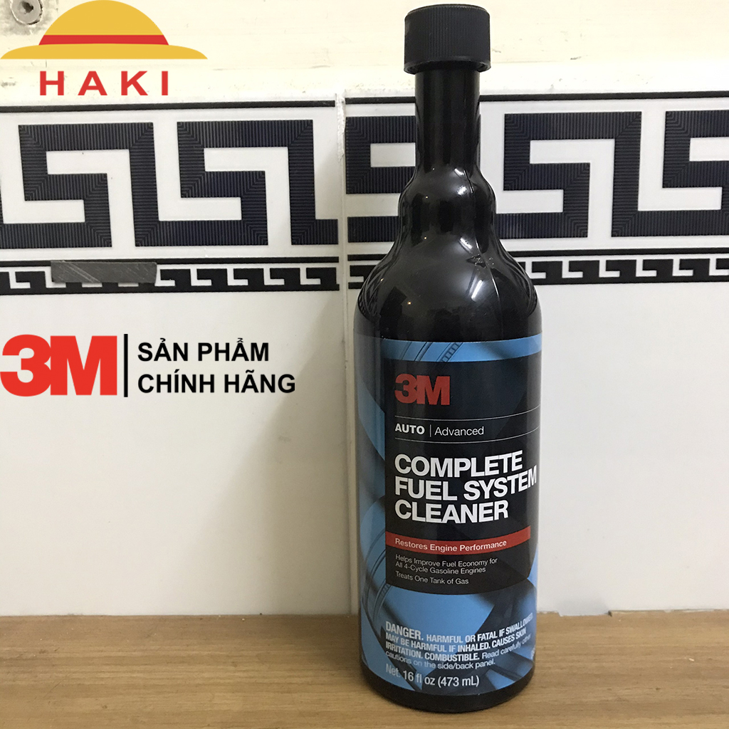 Dung dịch vệ sinh kim phun, buồng đốt động cơ ô tô, phụ gia xăng 3M chính hãng 08813 473ML