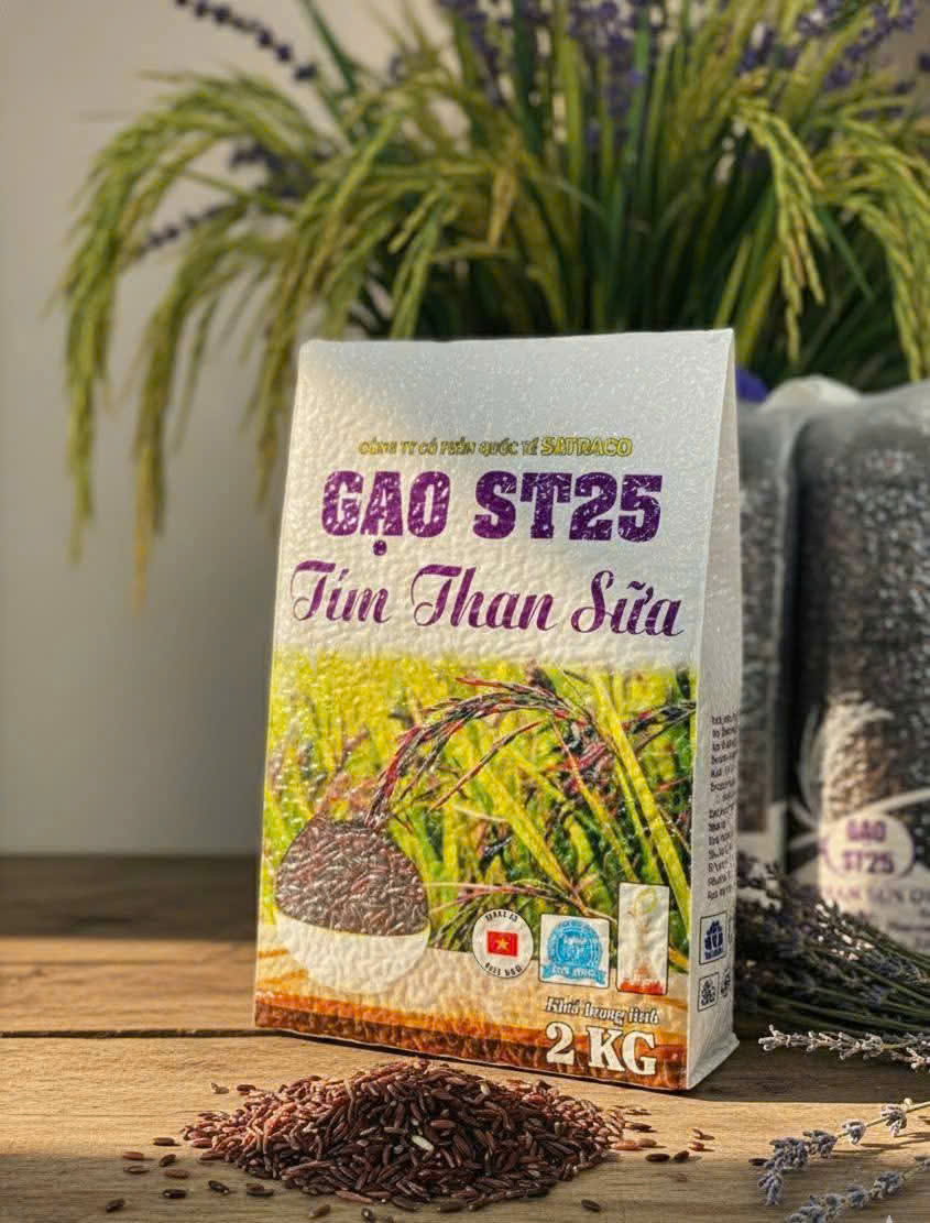 GẠO ST25 TÍM THAN SỮA – CHỌN SỨC KHỎE TỪ NHỮNG HẠT GẠO TỰ NHIÊN