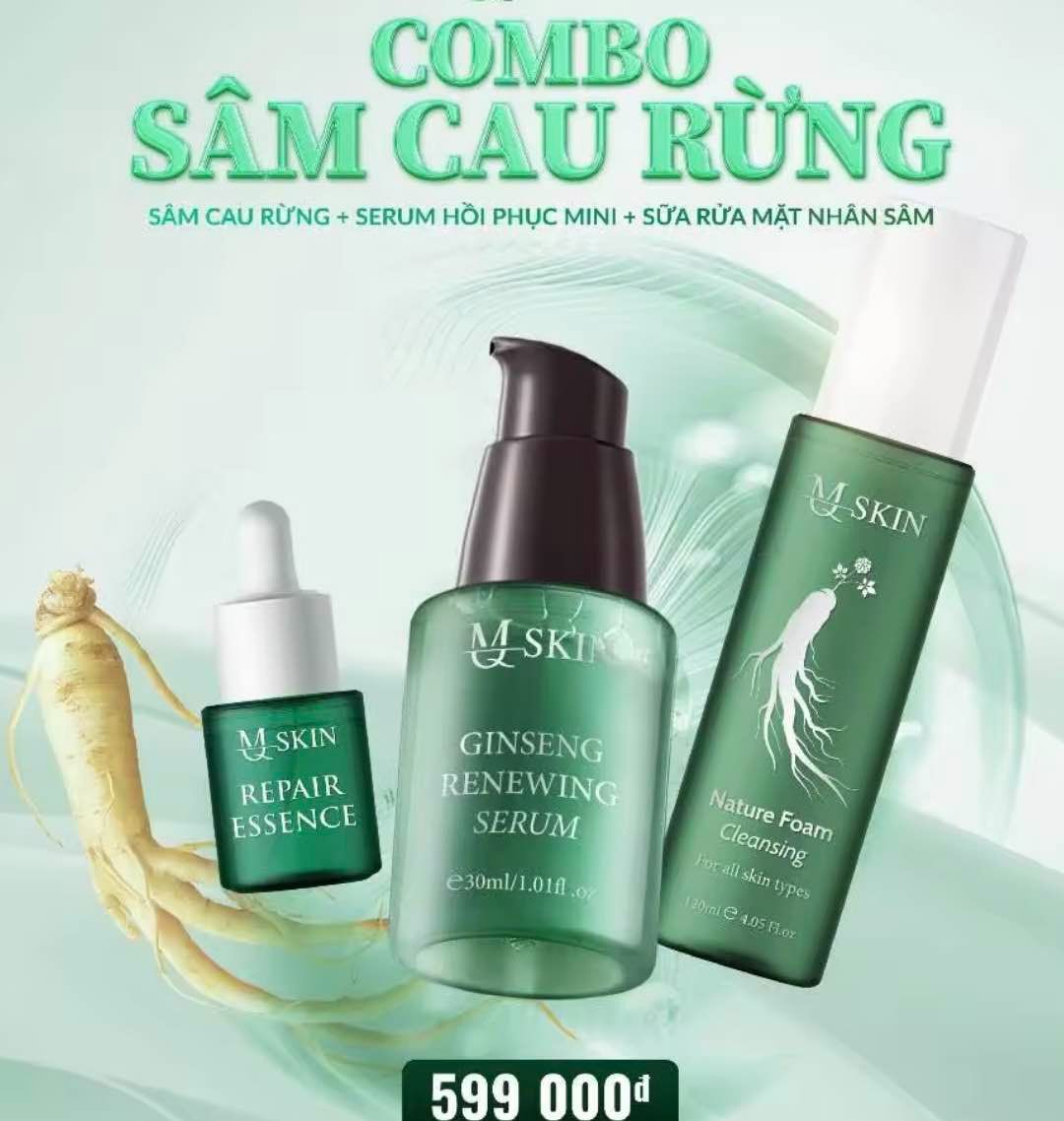 Combo Tái tạo sâm cau rừng