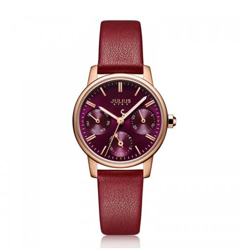 Đồng hồ nữ js-023d julius star hàn quốc dây da