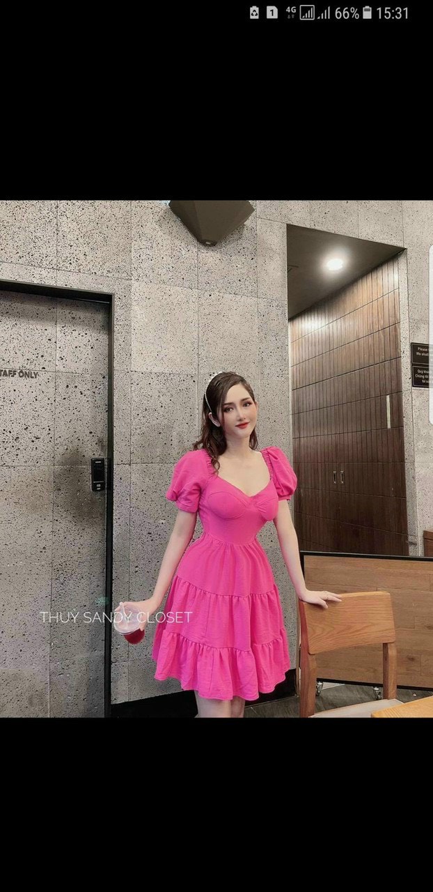 Đầm xòe công chúa nữ siêu xinh tôn dáng sang chảnh cho các nàng cva2