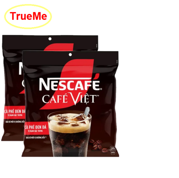  Combo x2 túi Nescafe Café Việt Đen Đá 35 gói x 16g - Ca Phê Đen Đá - Cafe Viet - Ca phe viet  - nescafe viet - ca phe hoa tan - cafe den da - nescafe - nescafé - viet35 - trueme truemilk truemenews 