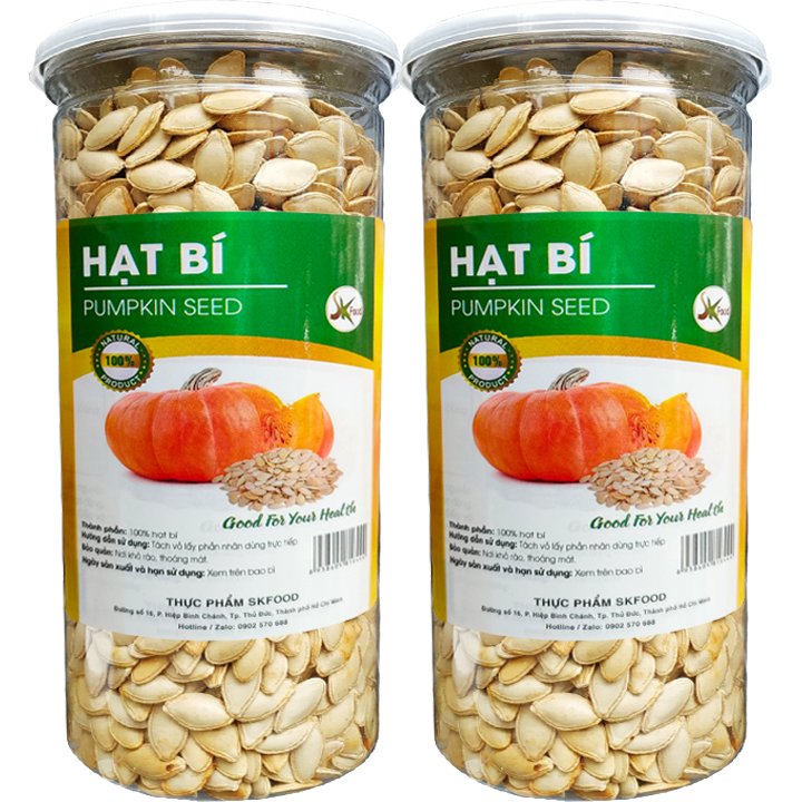 1KG HẠT BÍ TO ĐỀU HÀNG LOẠI 1 CHẤT LƯỢNG HIỆU SK FOOD