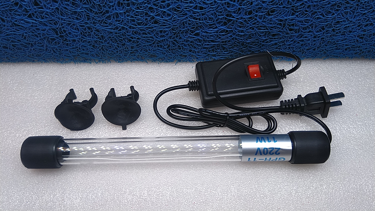 Đèn uv lọc nước hồ cá, diệt nấm, khuẩn, tảo kaokui, 5-20w.