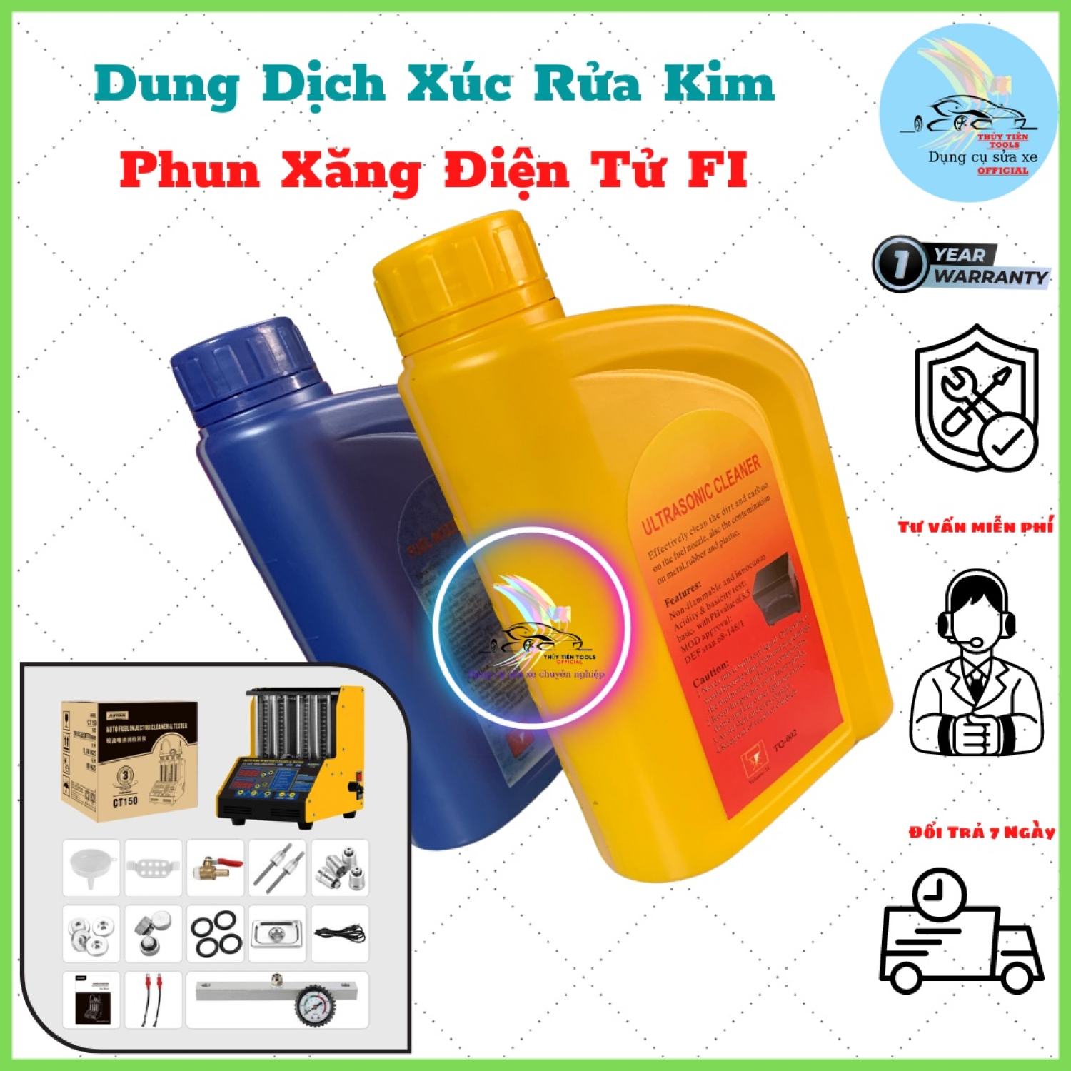 Dung dịch xúc rửa vệ sinh kim phun Ô Tô Xe Máy Nhập Khẩu