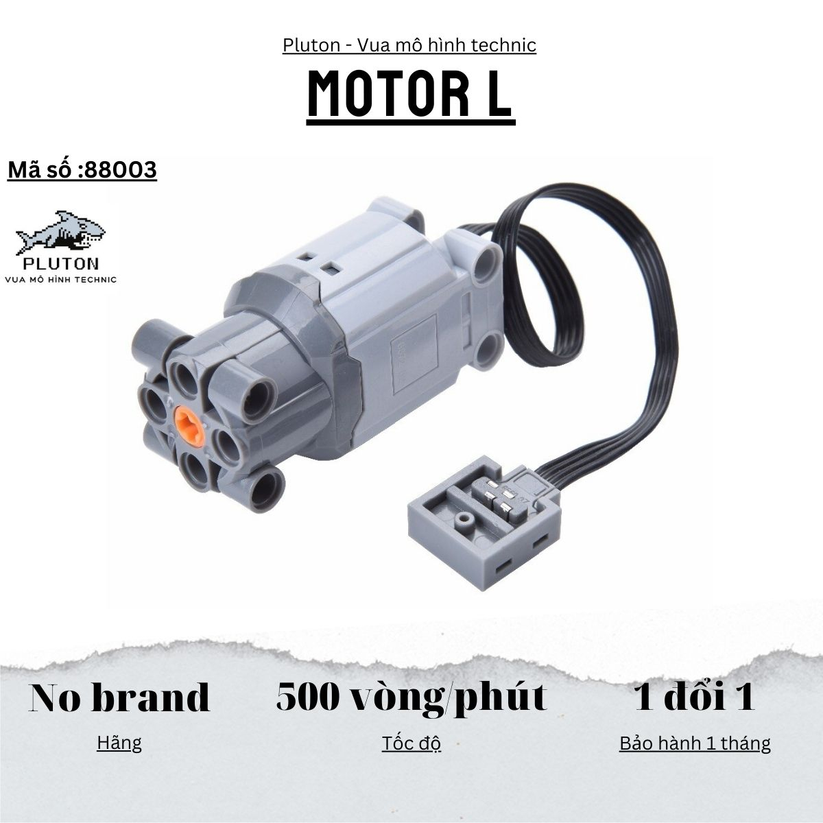 Motor đồ chơi cỡ l 88003 tương thích 9686-technic-education