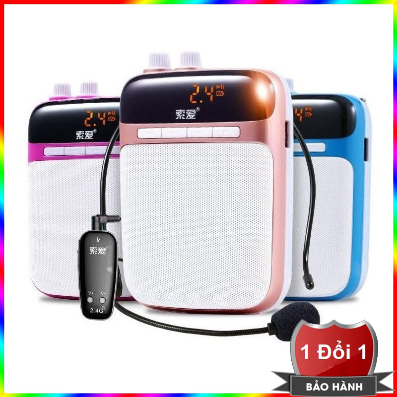 Loa trợ giảng không dây SOAIY S-718 Tặng kèm Tai nghe Bletooth chất lượng cao