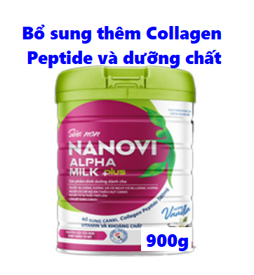 Sữa Non Nanovi Alpha Milk  Plus [900gr/hộp], HSD 03/2026