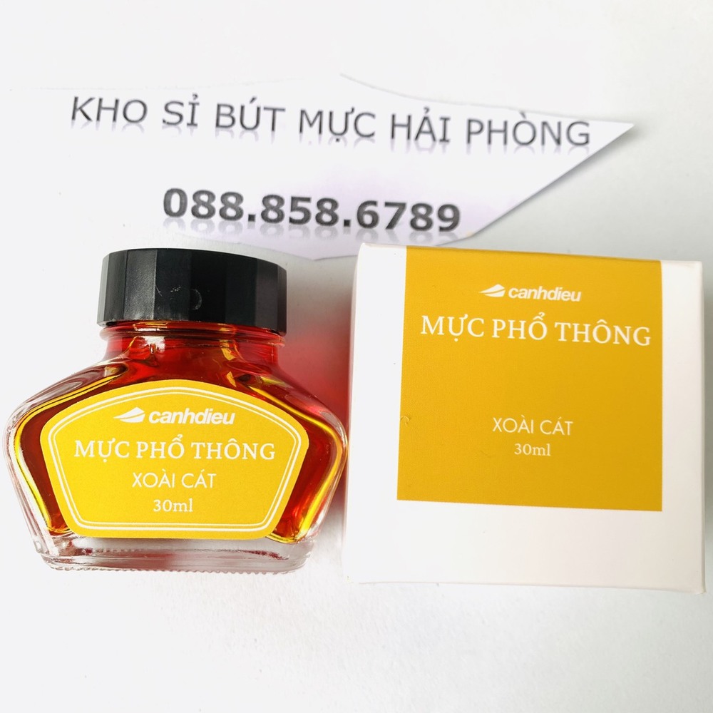 Mực Phổ thông cánh diều 30ml mầu mực đẹp không cặn, khô nhanh