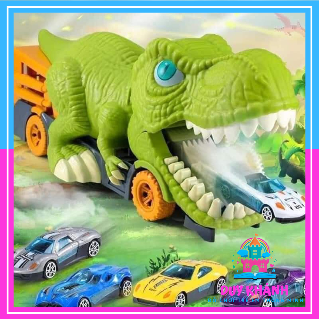 Đồ chơi ô tô nuốt khủng long - đồ chơi phát triển trí tuệ cho bé