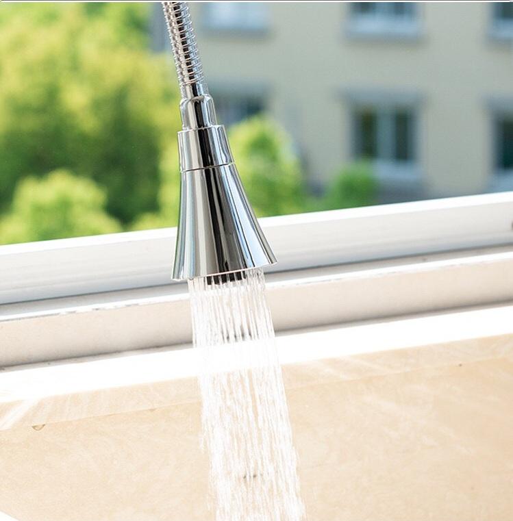 Bộ điều hướng, tăng áp lực 200% nước cho vòi rửa chén bát nhựa ABS + dây nối inox 304