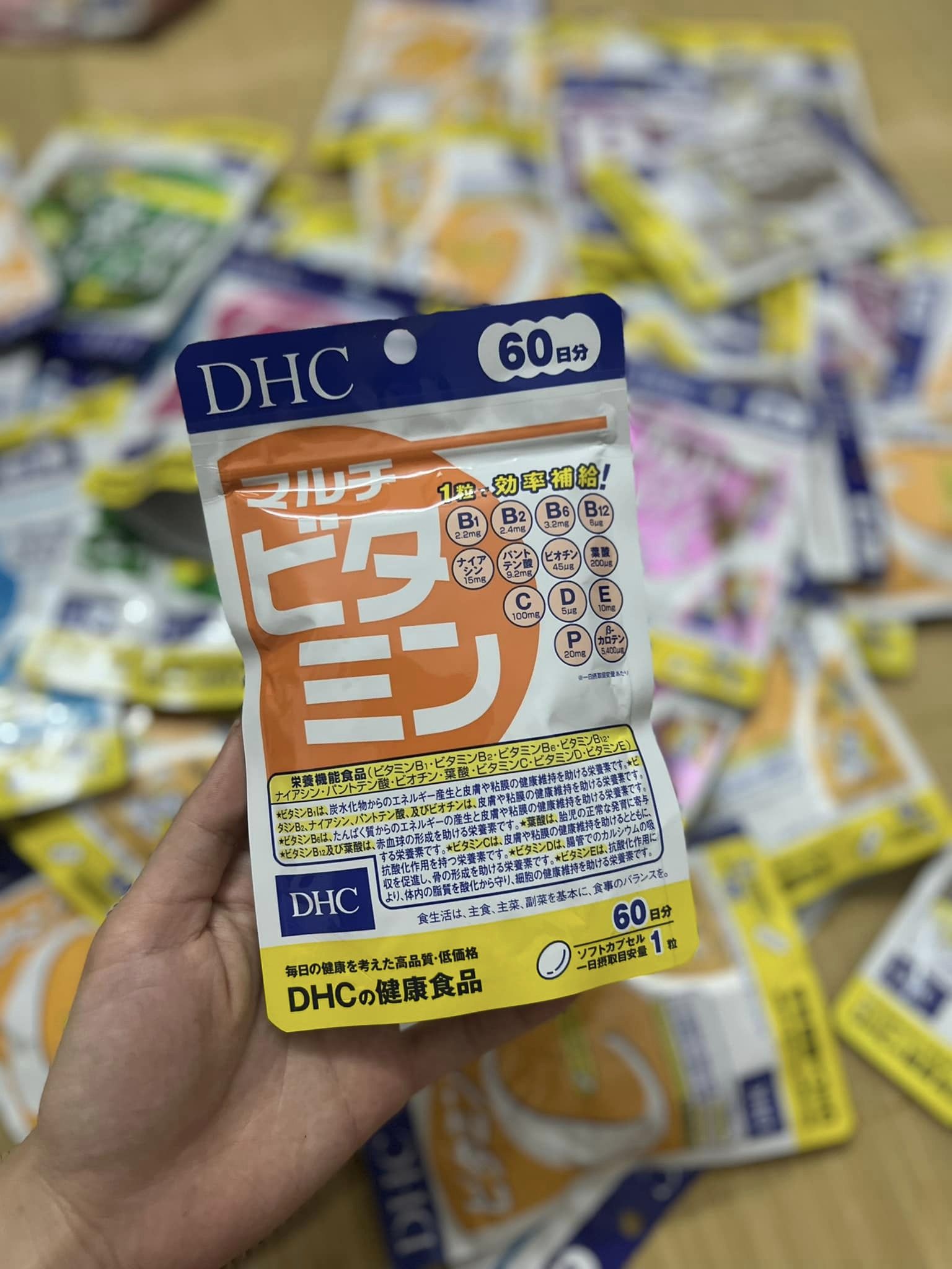 Dhc vitamin c, vitamin e, vitamin tổng hợp