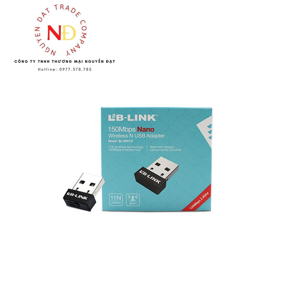 Usb wifi bộ thu wifi lb-link bl-wn151 - tplink 725n tốc độ 150mb giá rẻ thiết bị thu, usb bắt sóng wifi đa năng