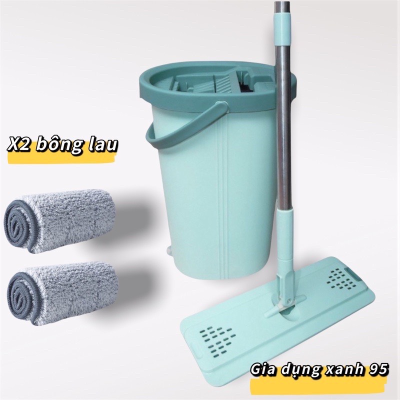 Bộ lau nhà thông minh mẫu ovan cao cấp