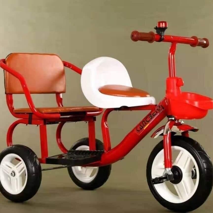 - Xe đạp xích lô xe đạp đôi cho bé 2 - 6 tuổi